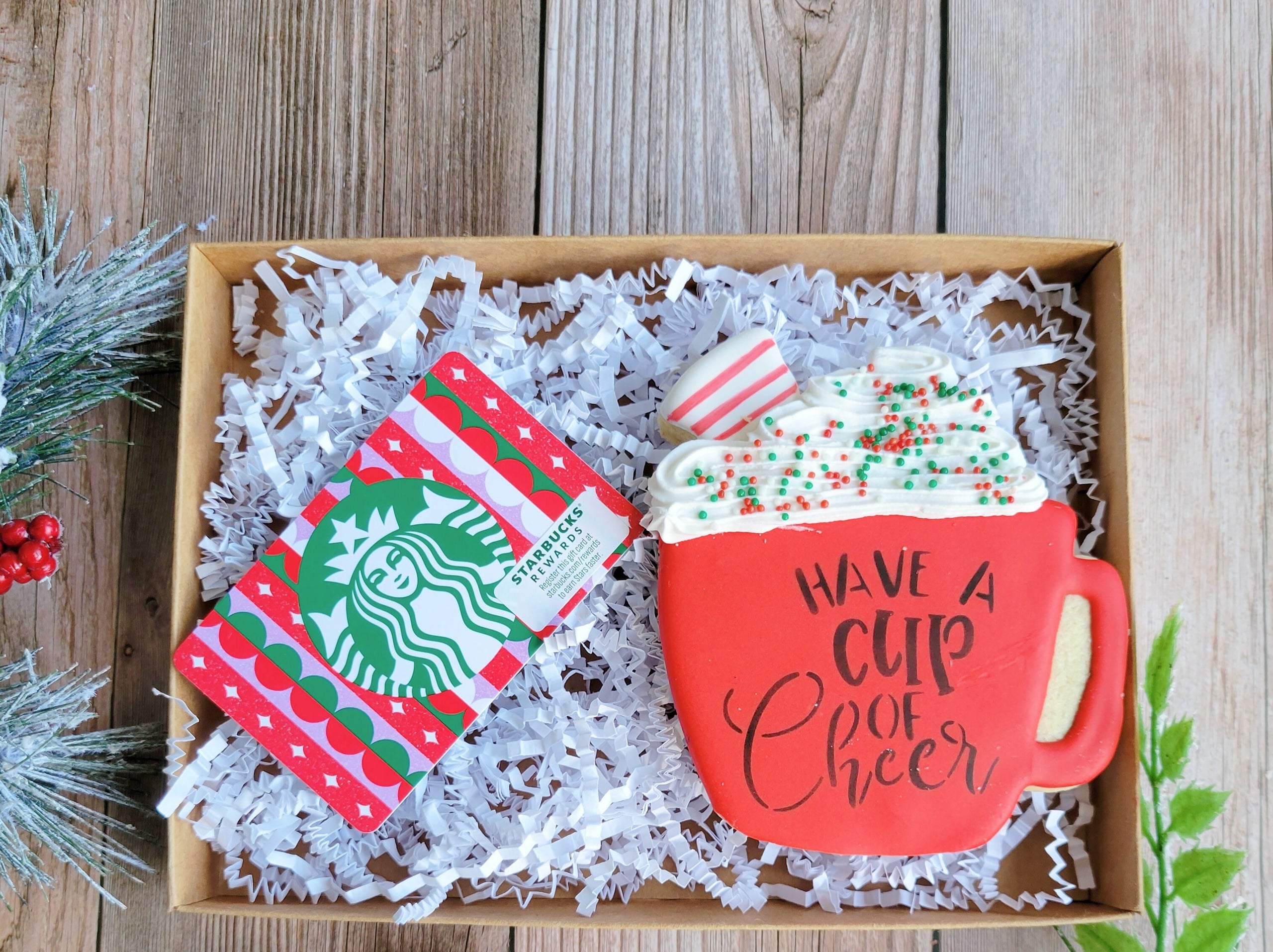 Coffee Gift Card and Cookie Set